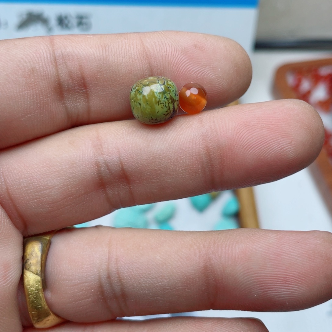 颈饰合金南红玛瑙023