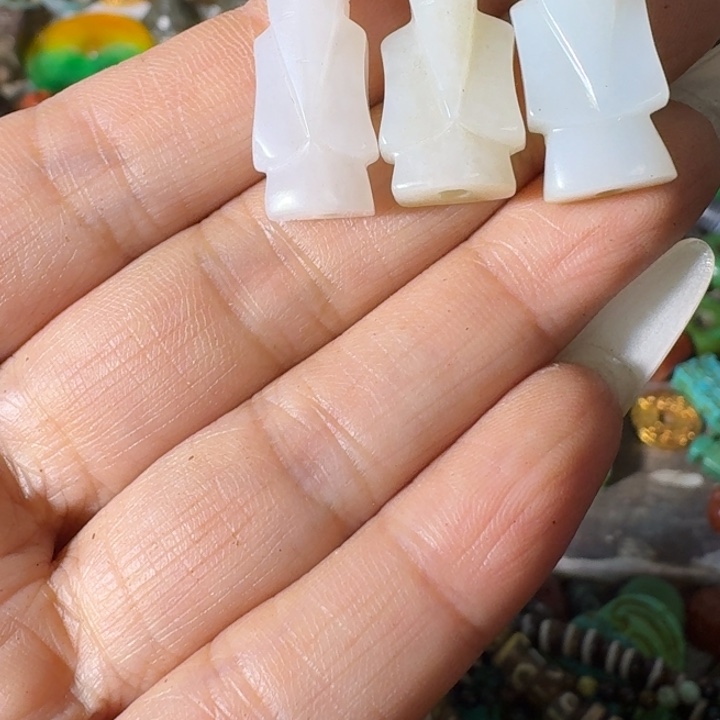 玉***玛瑙/玉髓合金颈饰