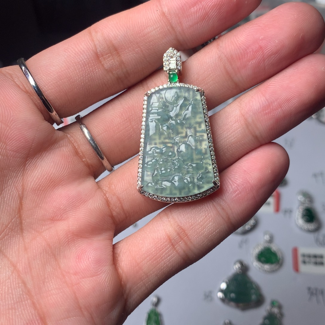 吊坠(不含链)未镶嵌翡翠