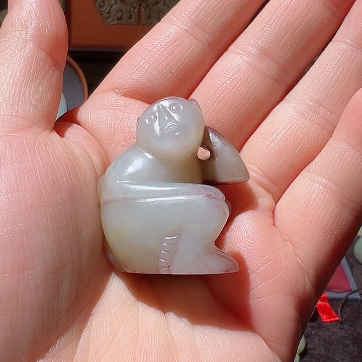 和田玉颈饰未镶嵌安****》