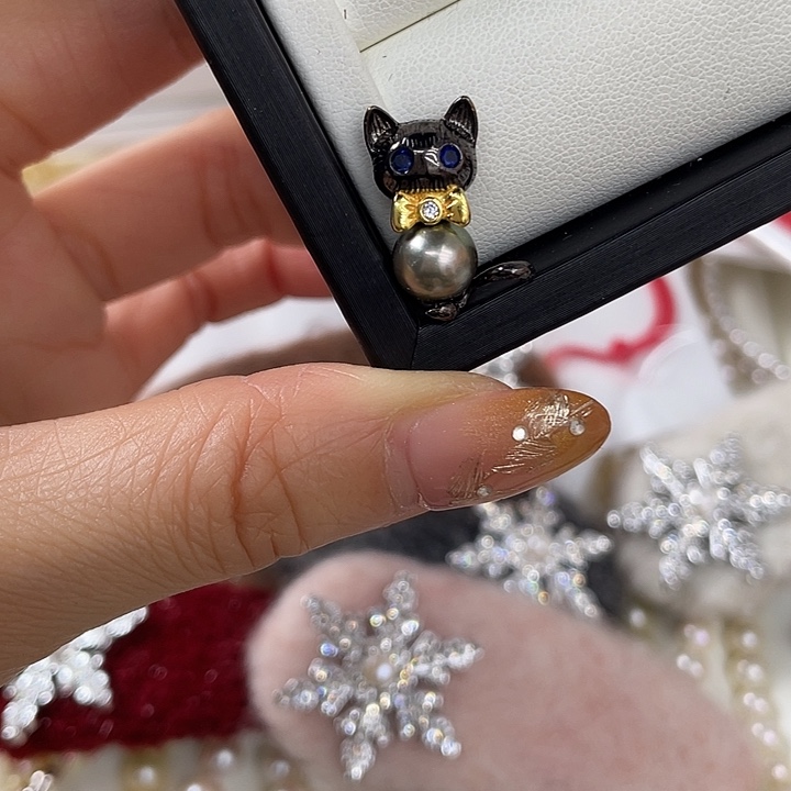 海水珍珠吊坠(不含链)银S925镶嵌