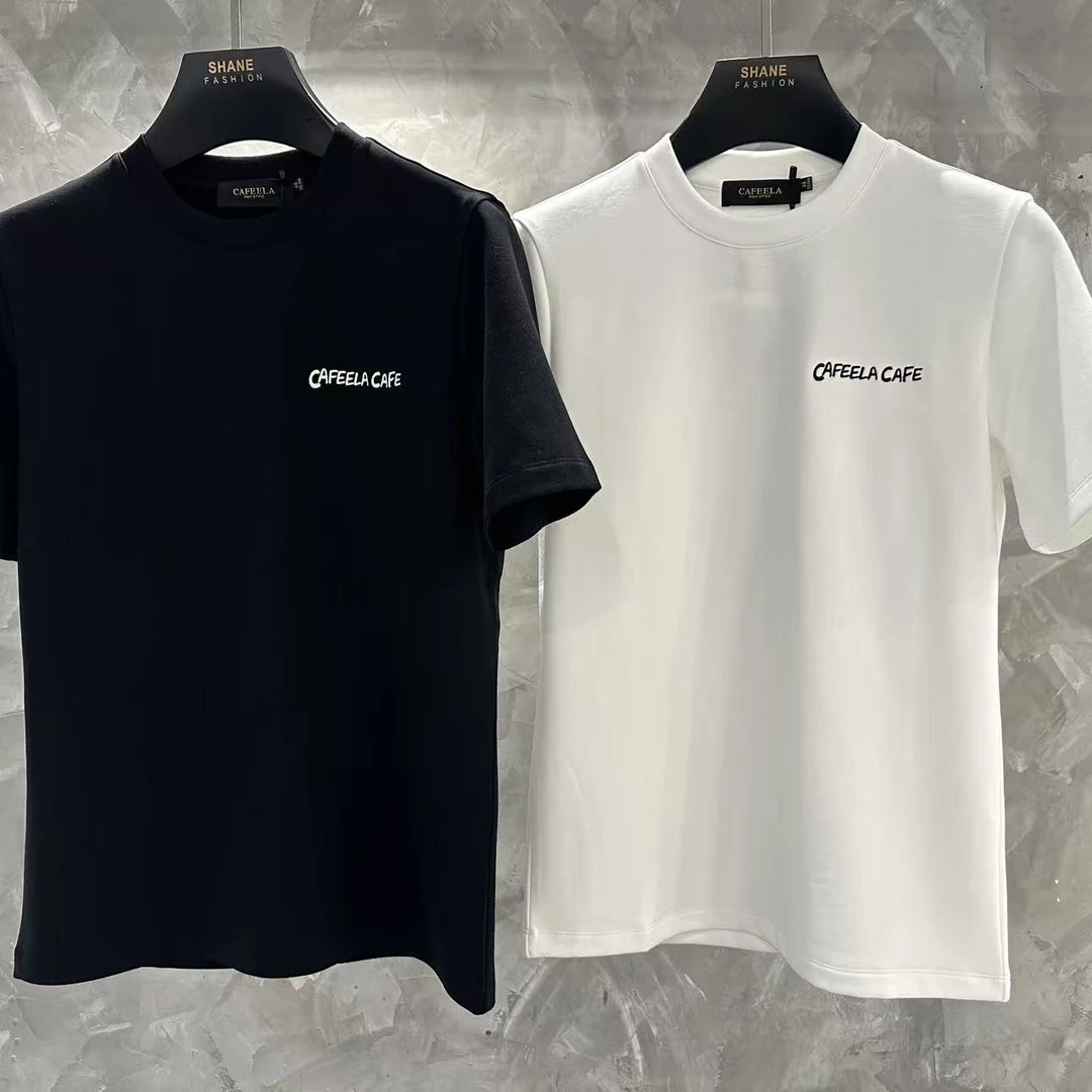 《沙恩名品》2025年秋冬新款男士高端欧货潮牌打底短袖