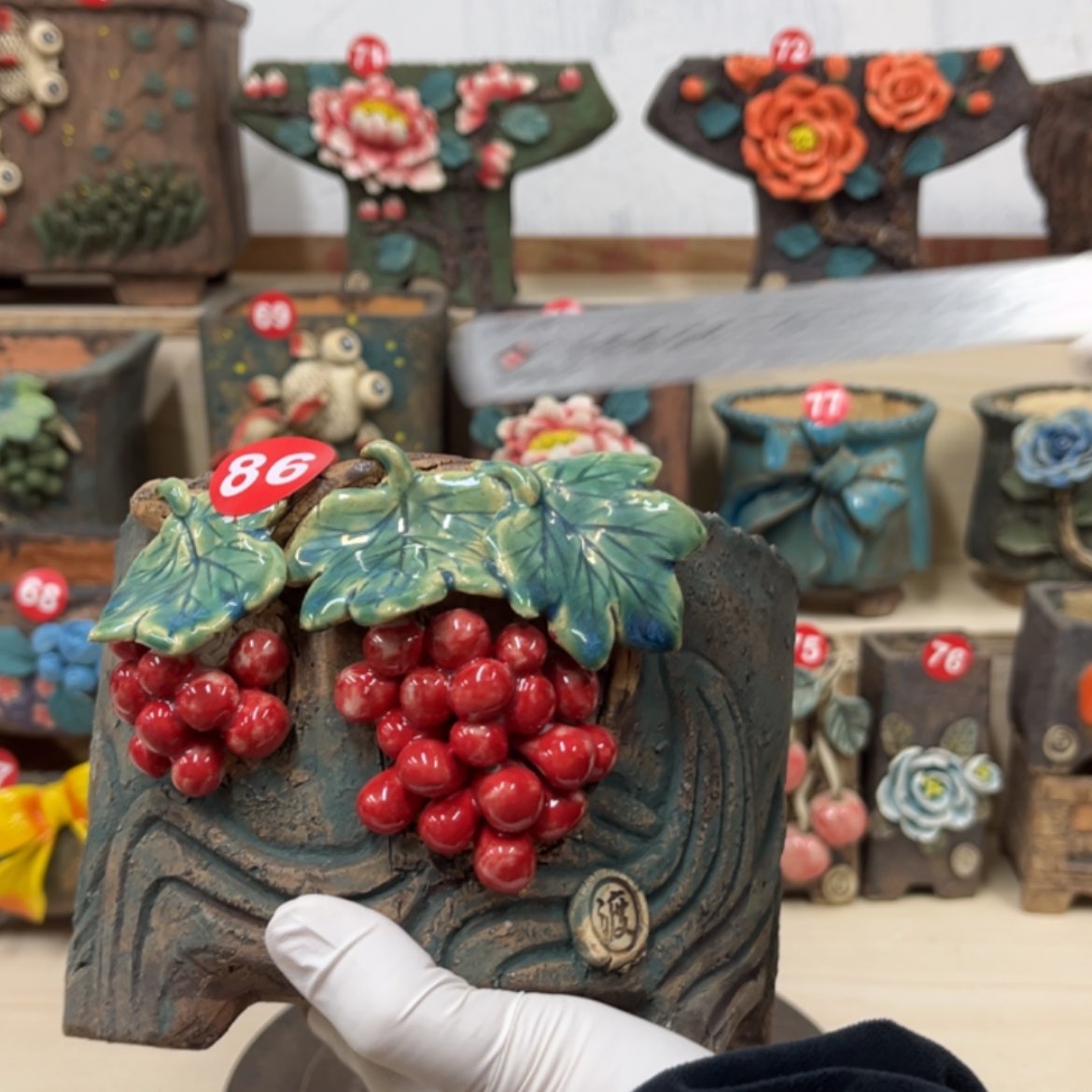 【闪购商品】紫砂花盆86号  口径14.5外高12.5