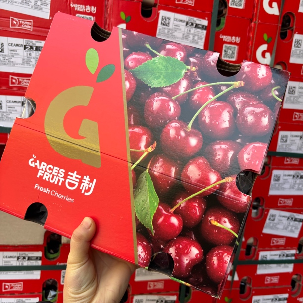 「吉制」拉宾斯智利海运车厘子2J/3J/4J(新鲜当季）-内附果径卡