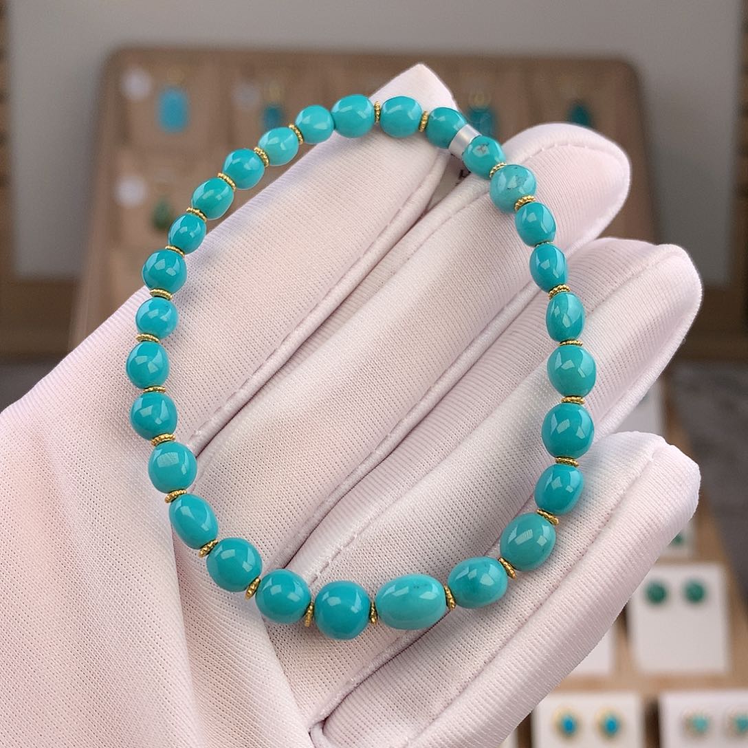 绿松石未镶嵌手链