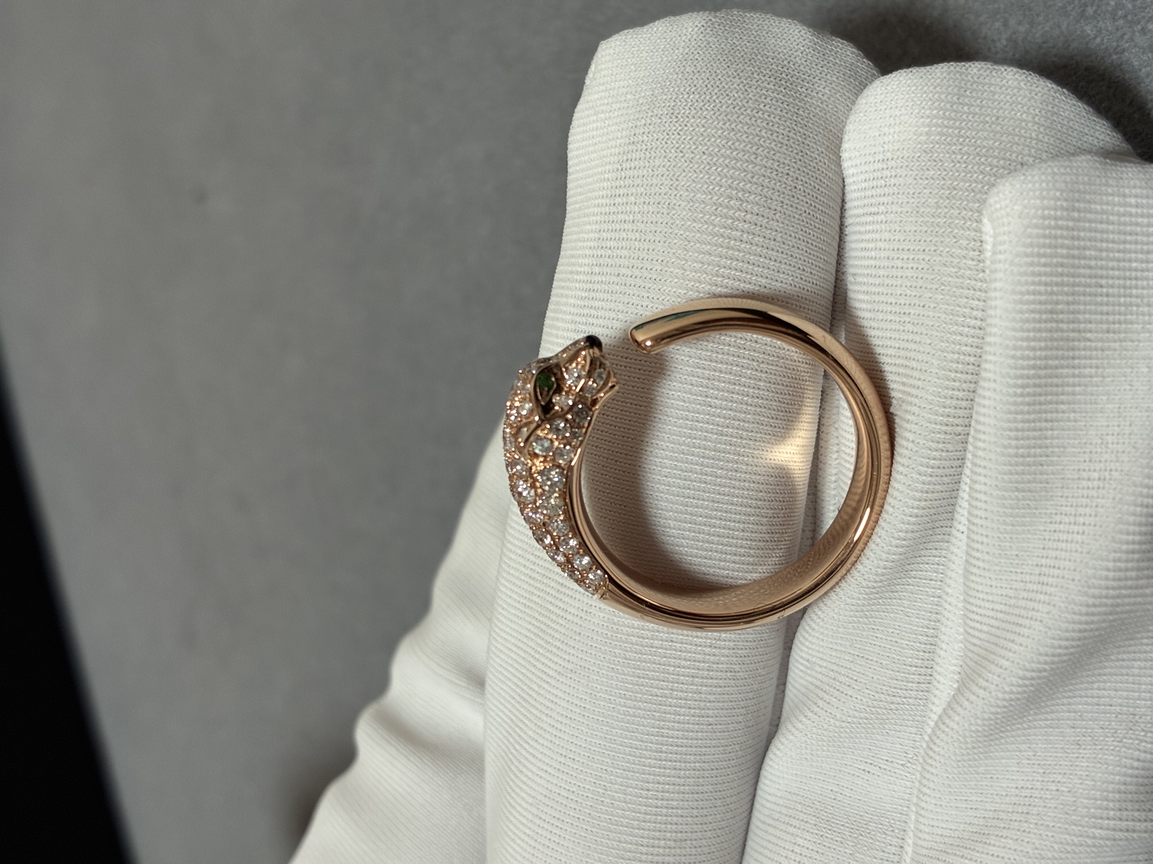 18k金豹子戒指  多样性发一件