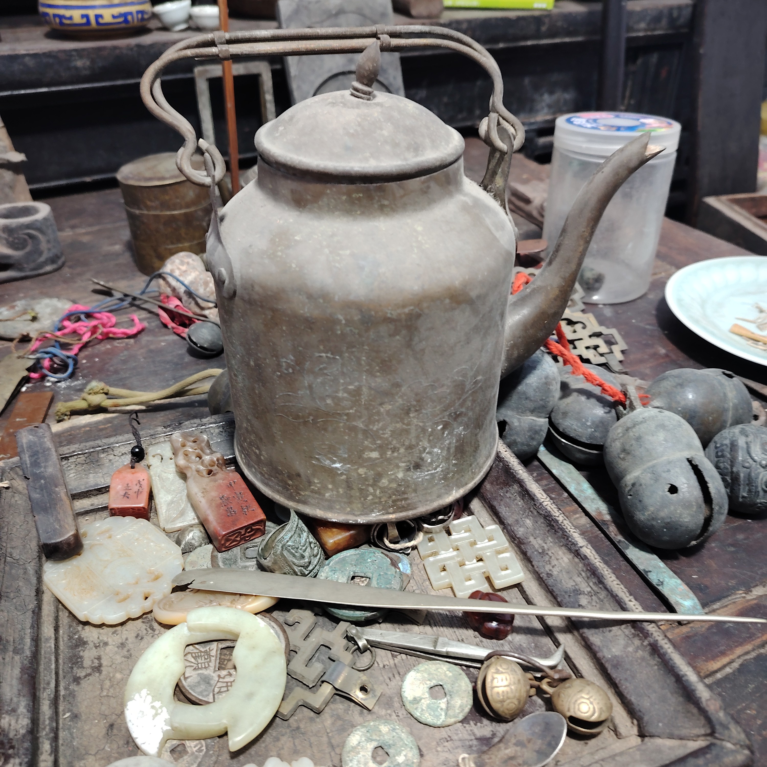 好货老铜壶收藏怀旧