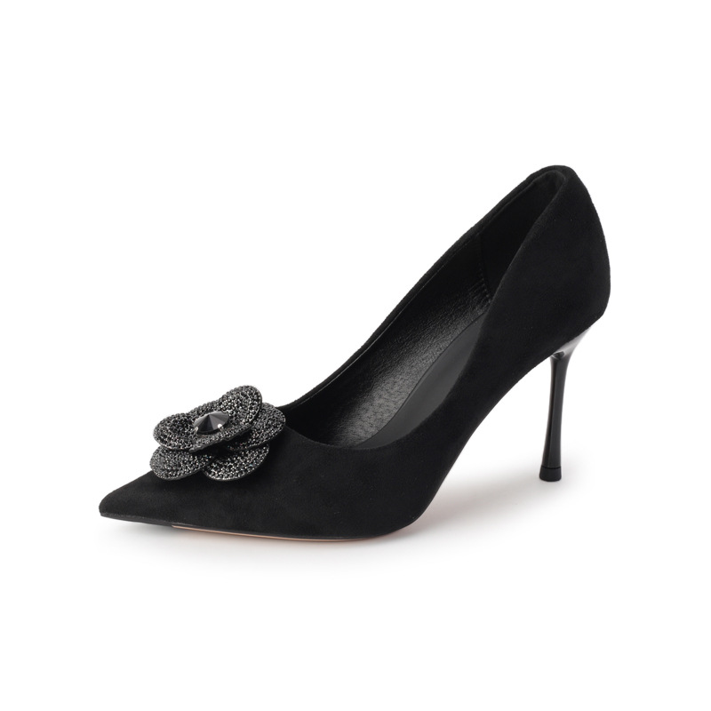  大梦家2024新款高跟鞋5.5-9CM YD898-320时尚女士浅口细跟高跟鞋