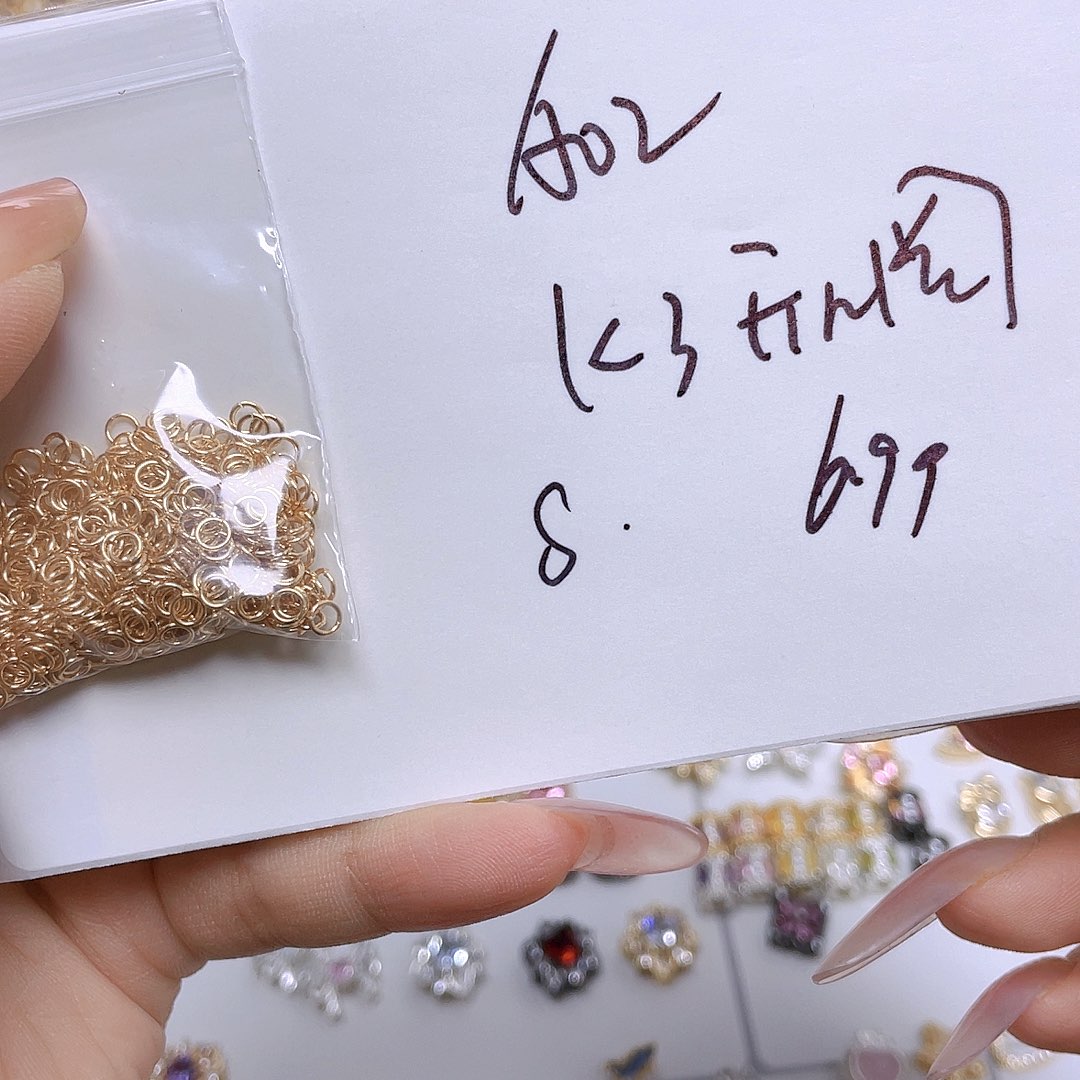 铜合金02卡三开口浅金色