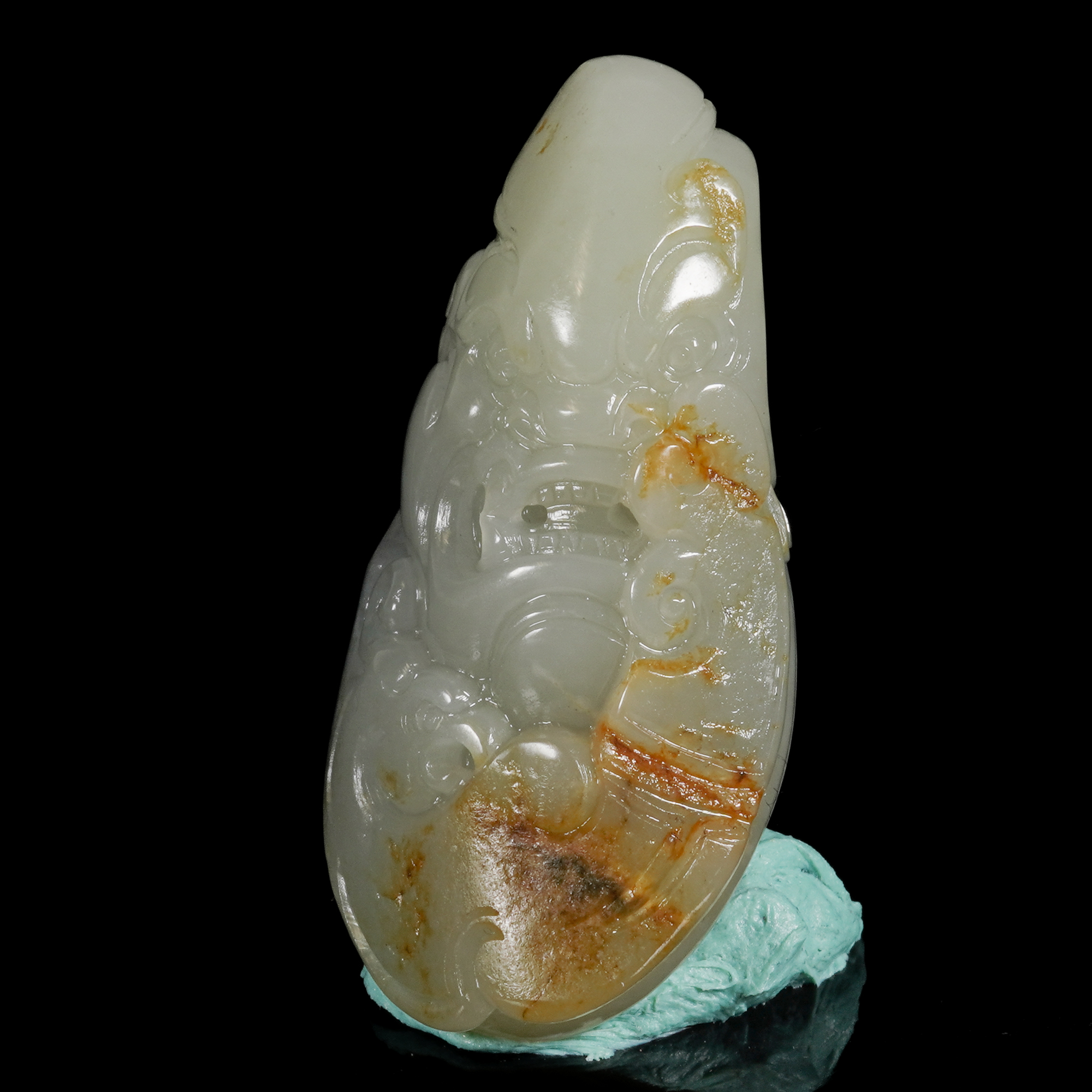 LOT.020和田玉雕龙凤呈祥/X2770