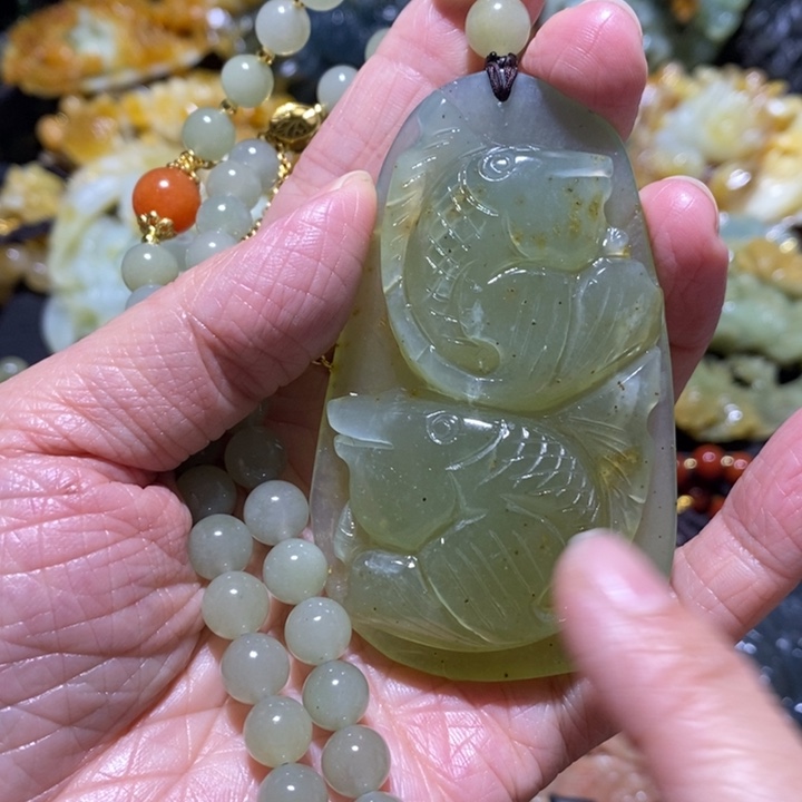 岫玉岫玉吊坠未镶嵌