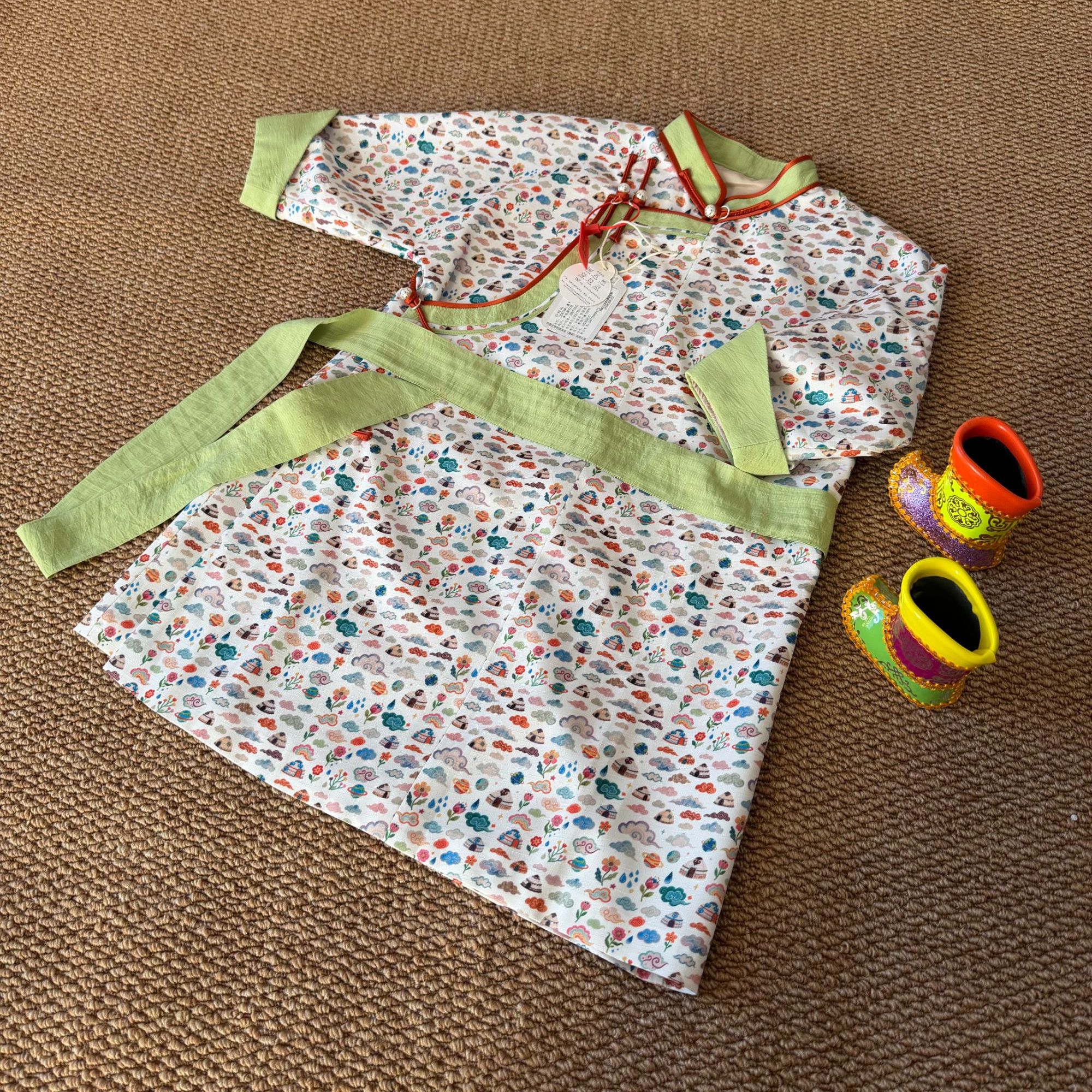 儿童蒙古袍专用专拍