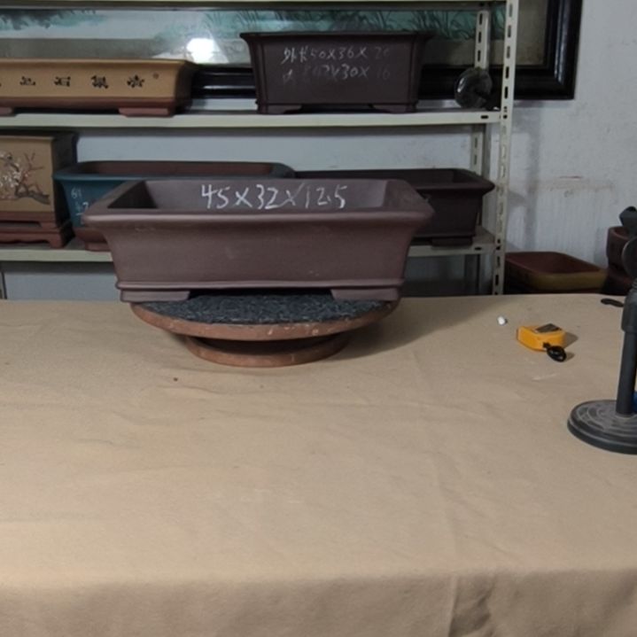 花盆紫砂紫泥小号长