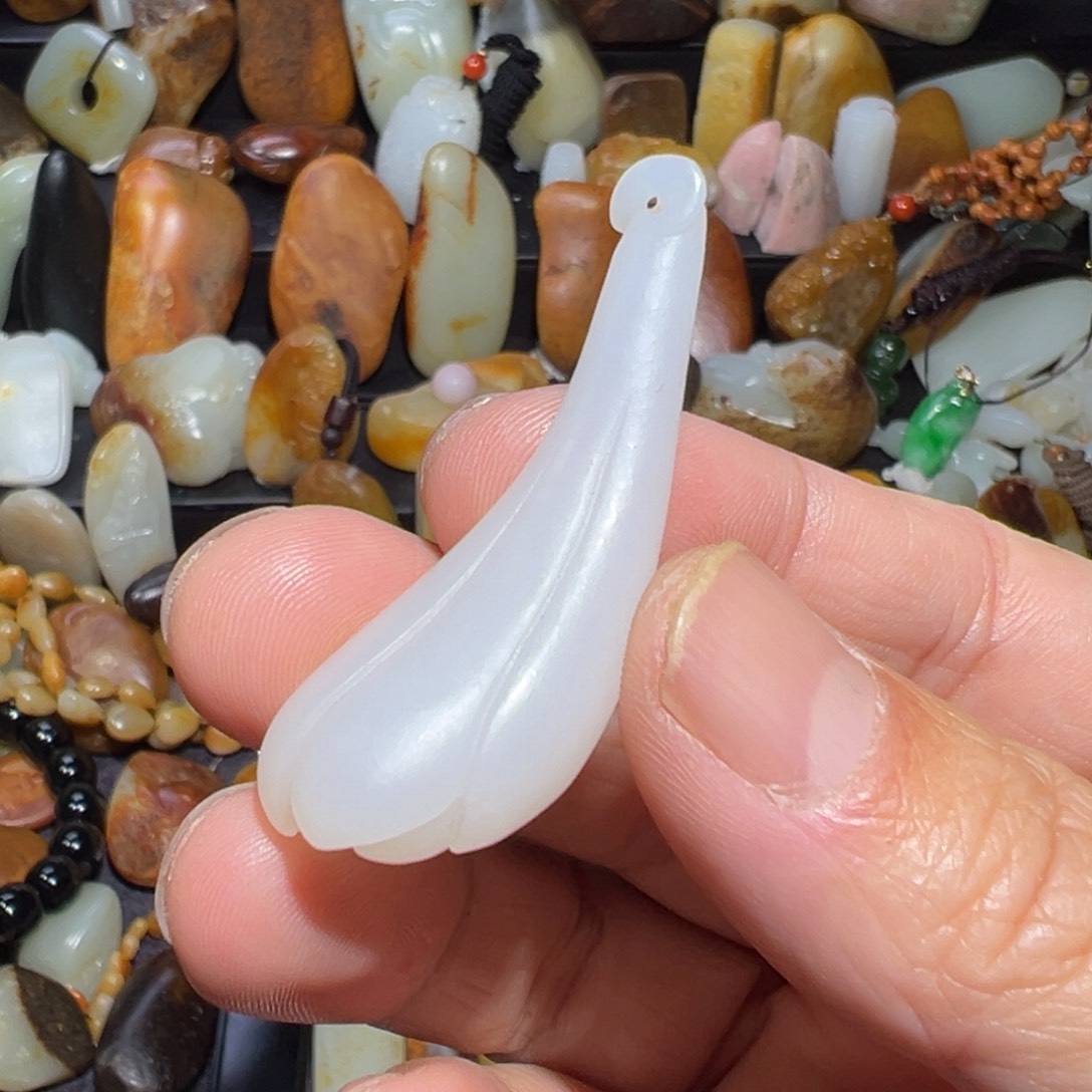 和田玉吊坠(不含链)未镶嵌