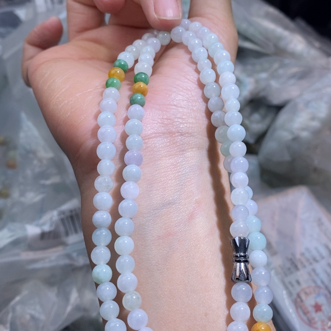 未镶嵌手串翡翠珠链