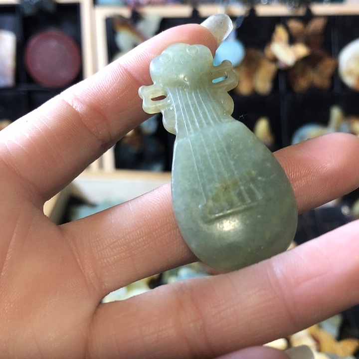 岫玉未镶嵌岫玉挂件