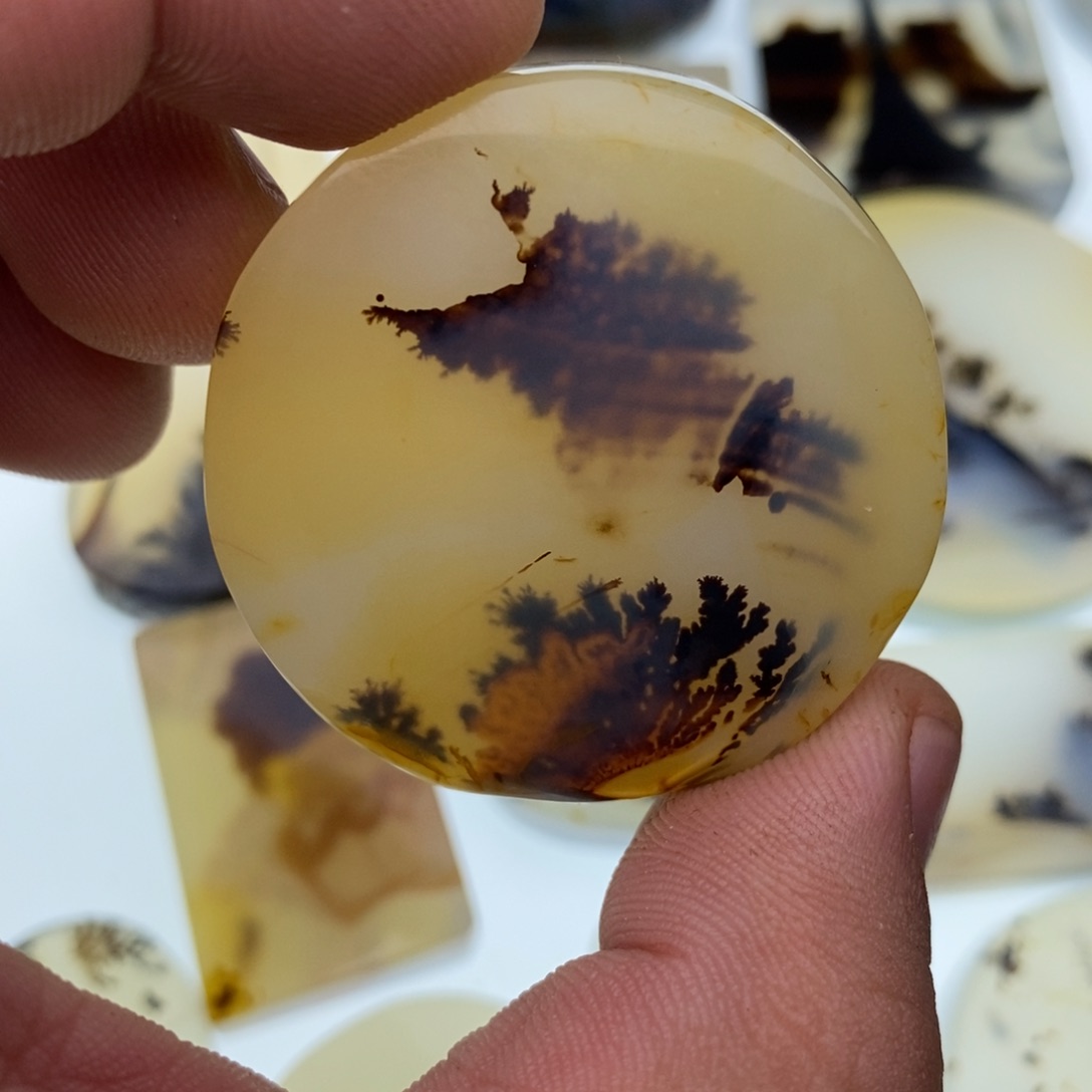 玛瑙/玉髓牌子足银镀金镶嵌