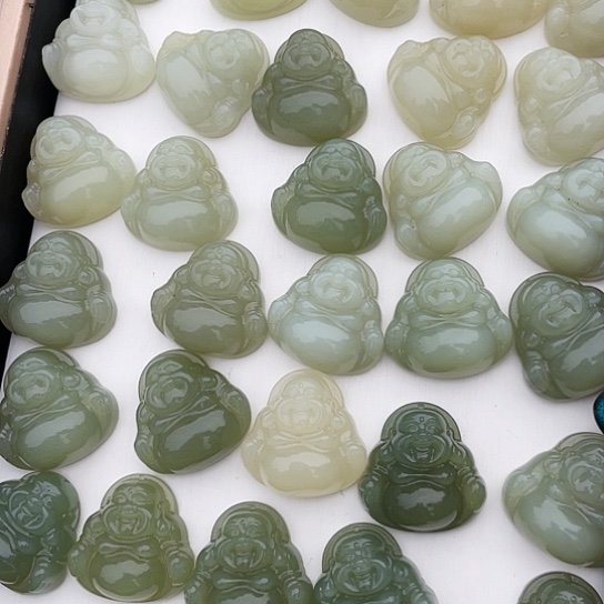 和田玉未镶嵌吊坠(不含链)多样性拍一发一