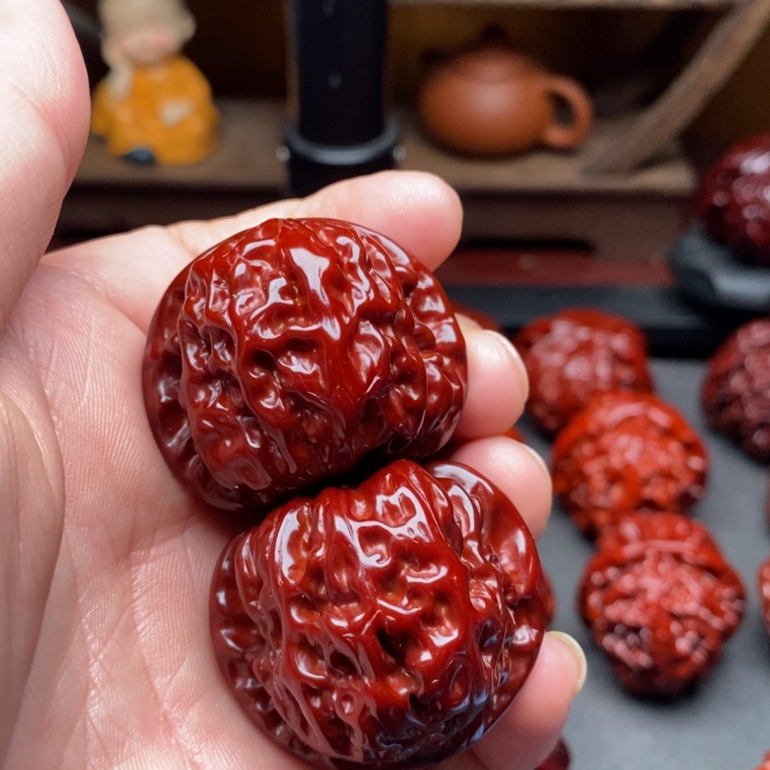 吊坠文玩核桃37白狮子