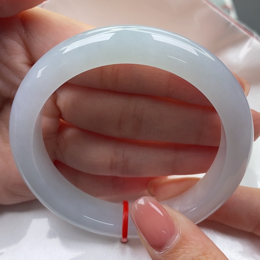 翡翠未镶嵌手镯缅甸天然A货翡翠 57