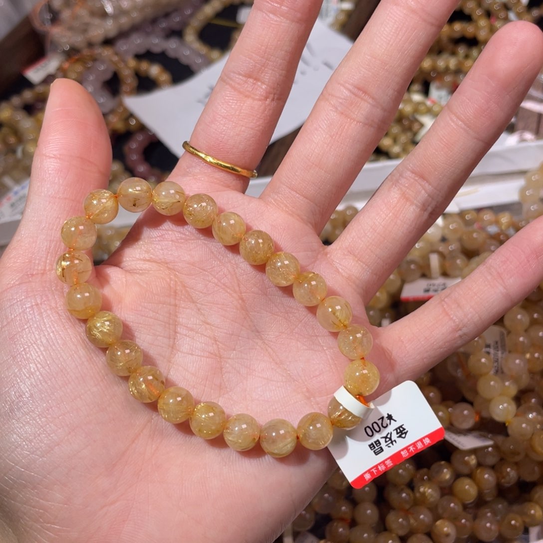 未镶嵌手串发晶丫*头卡8