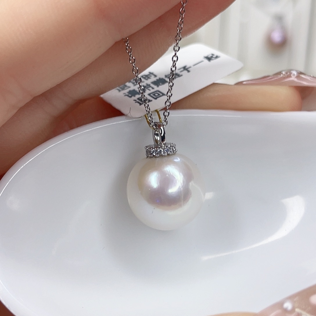 淡水珍珠未镶嵌吊坠(赠链)