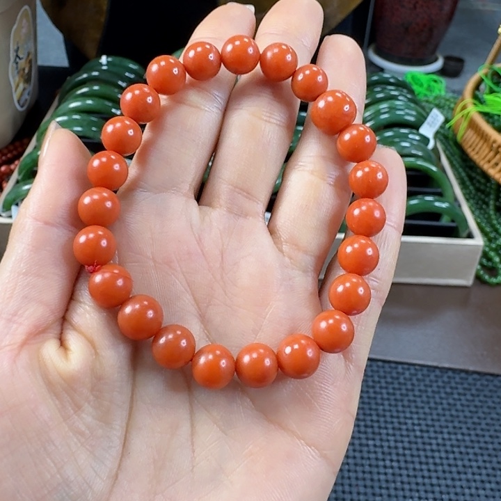 未镶嵌手链南红玛瑙卡8