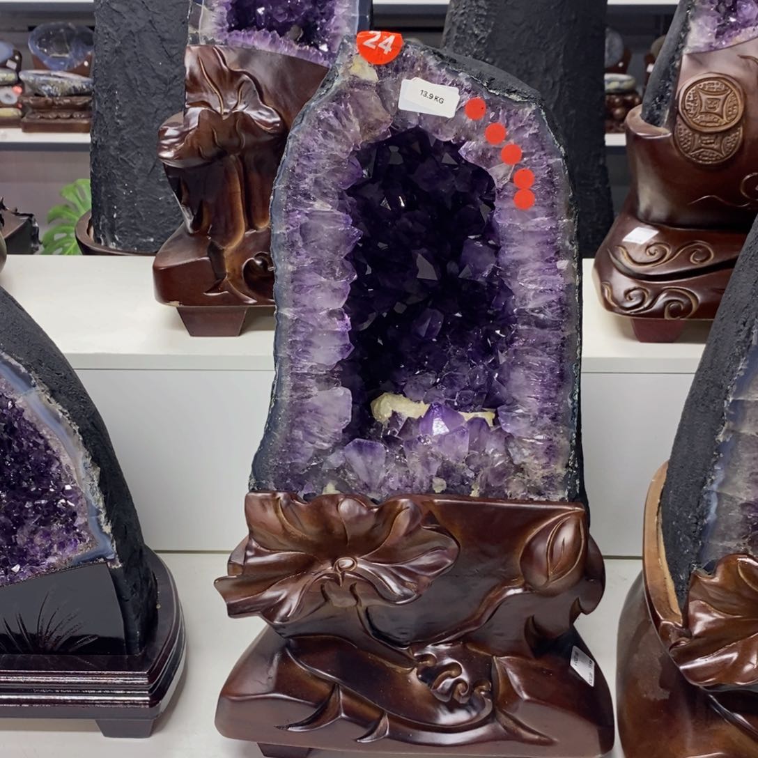 未镶嵌大型摆件（非配饰）紫晶