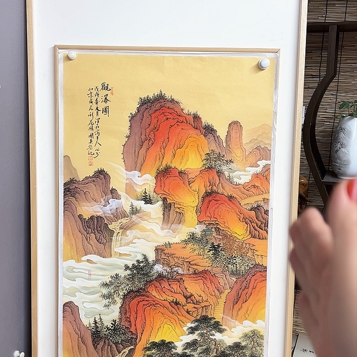 国画中美老师纯手绘作品