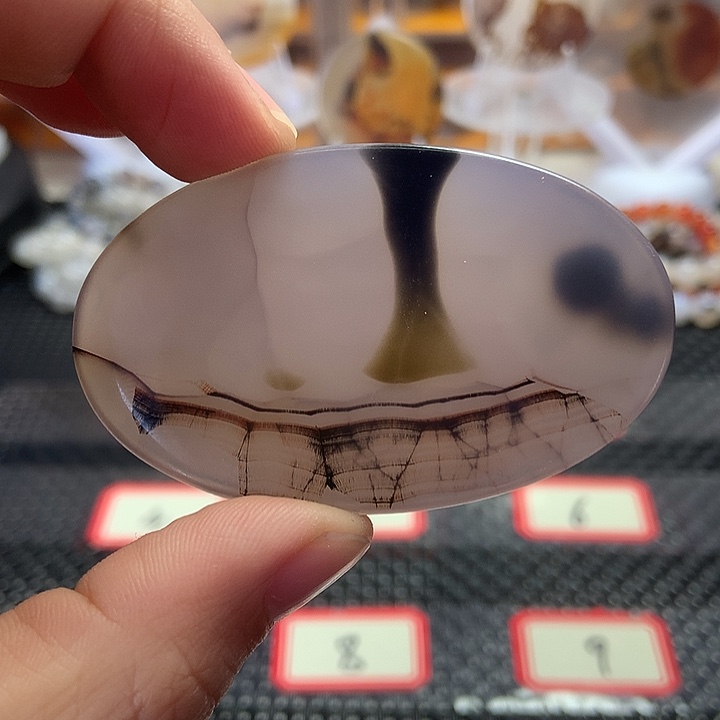 玛瑙/玉髓铂Pt900镶嵌颈饰