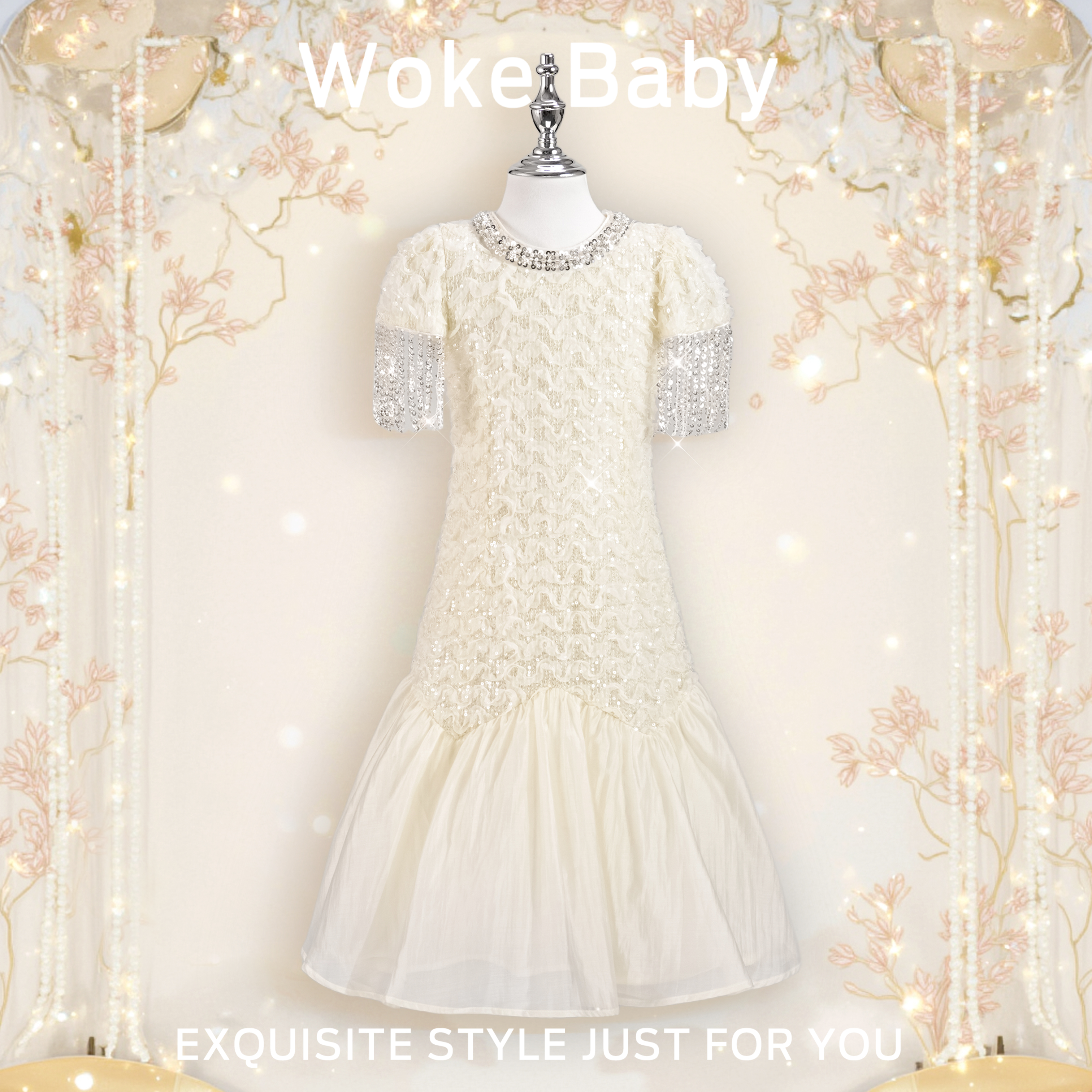 2025女童夏季可爱中大童汉服连衣裙M5589