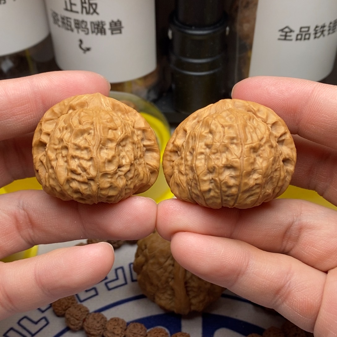 核桃把件四二南瓜墩