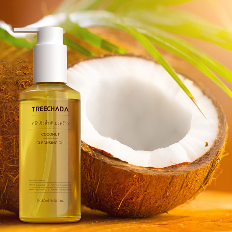 【新疆包邮】泰国进口椰子卸妆油 温和无刺激按压式清洁脸眼唇洁净