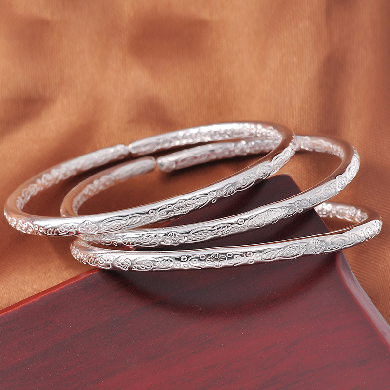 SZ031 银色波西米亚手镯