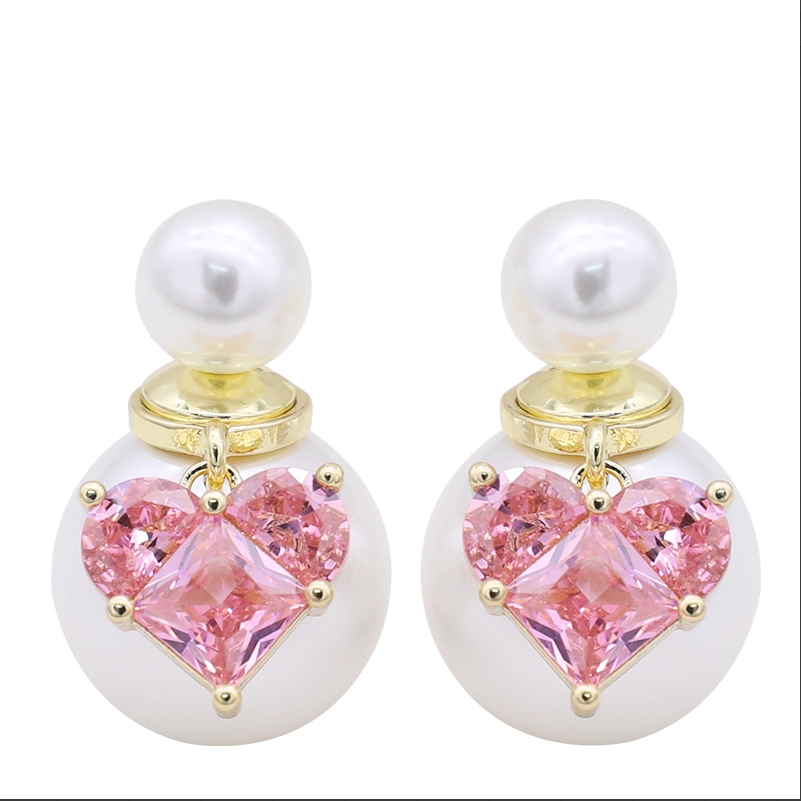 合金耳饰 镀K金设计师款时尚轻奢耳饰~3398