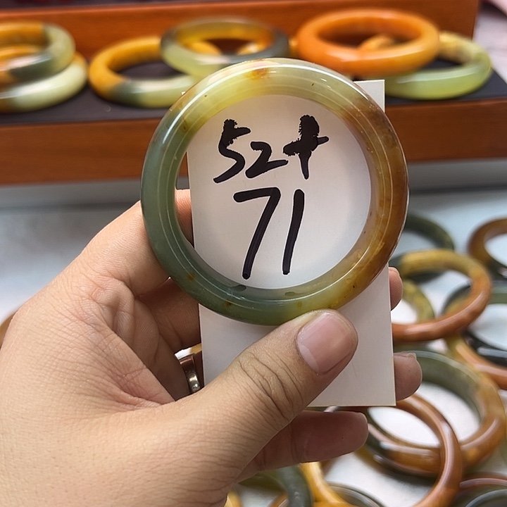 蛇纹石玉合金手镯