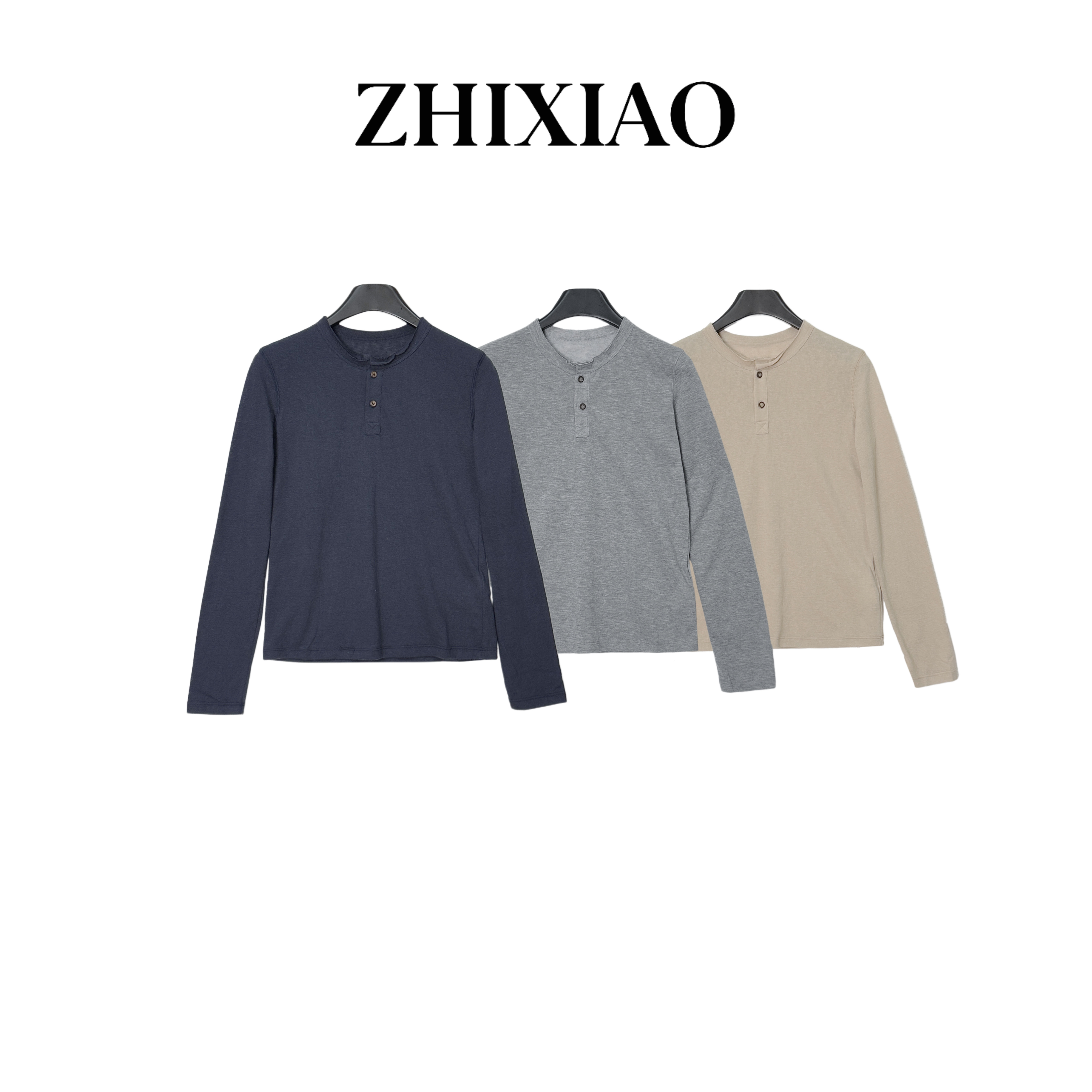 【ZHIXIAO】秋冬新款：极简长袖上衣008-5