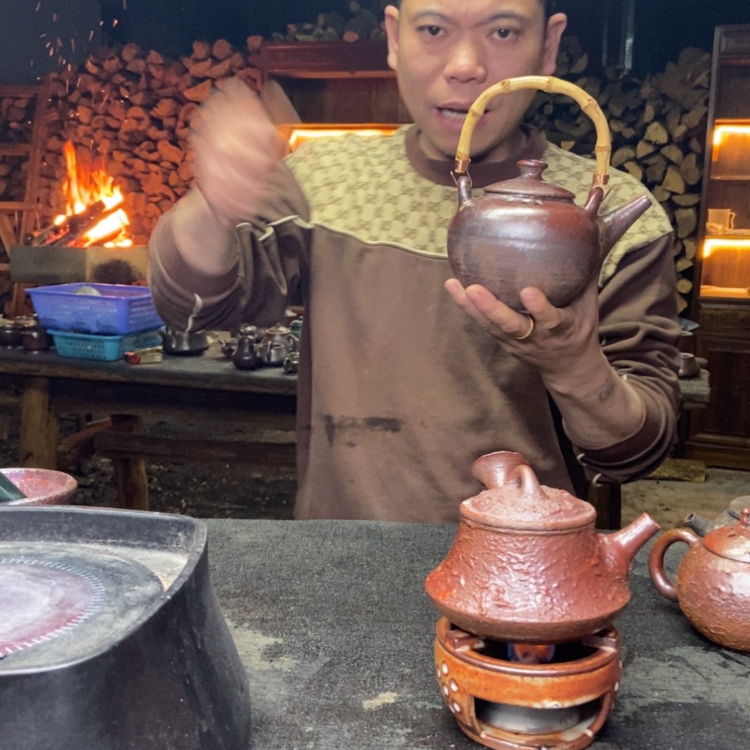 紫砂柴烧紫砂茶具