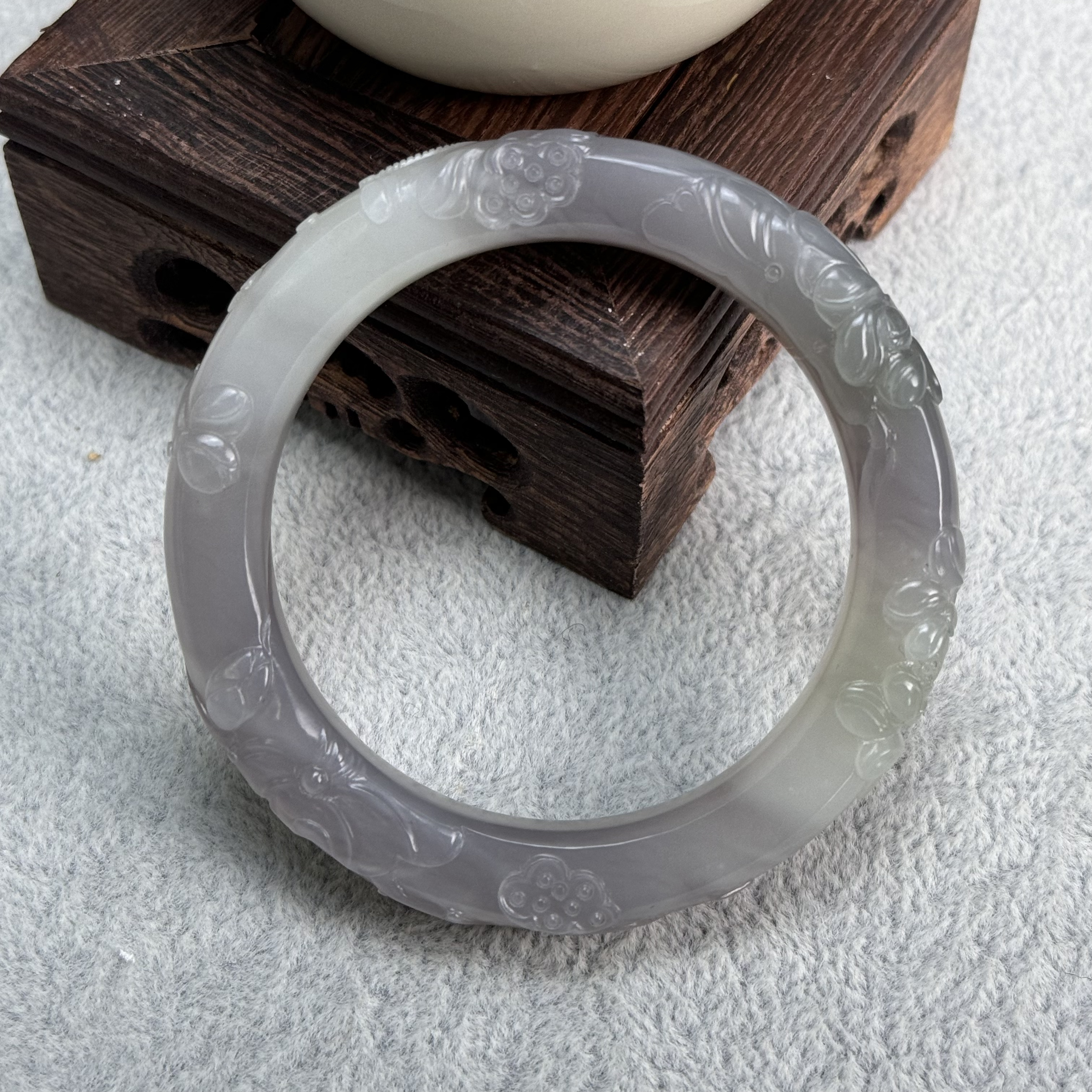 和田玉手镯56.7圈NG0111