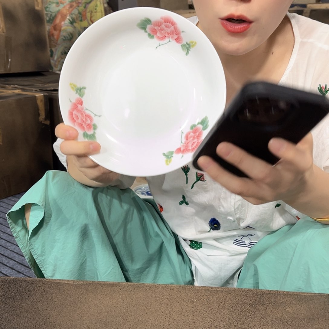 摆件/////景德镇陶瓷瓷器。盘。
