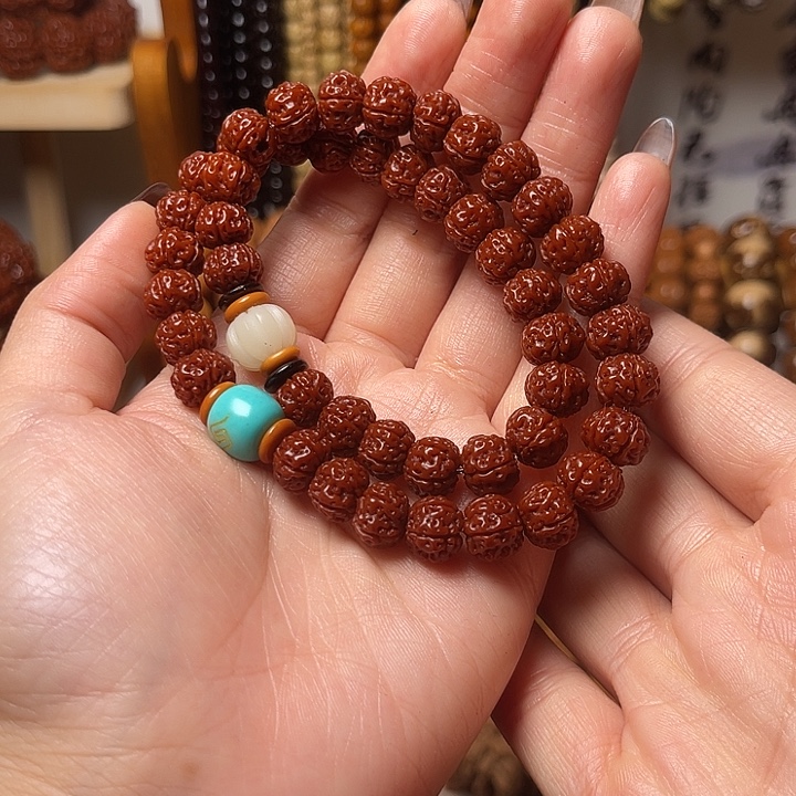 金刚菩提吊坠手持双圈