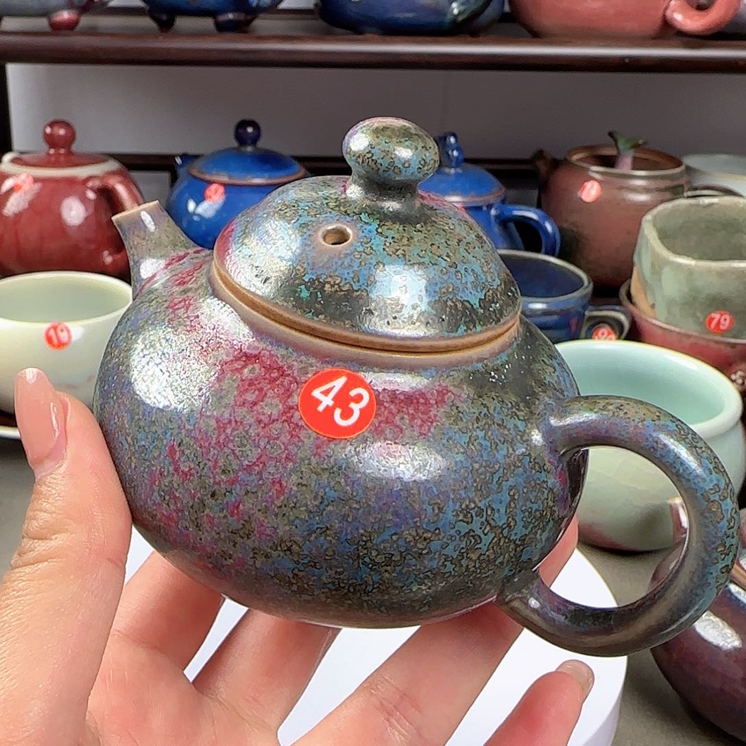 阳**语小鸿钧瓷 泥泥钧瓷043