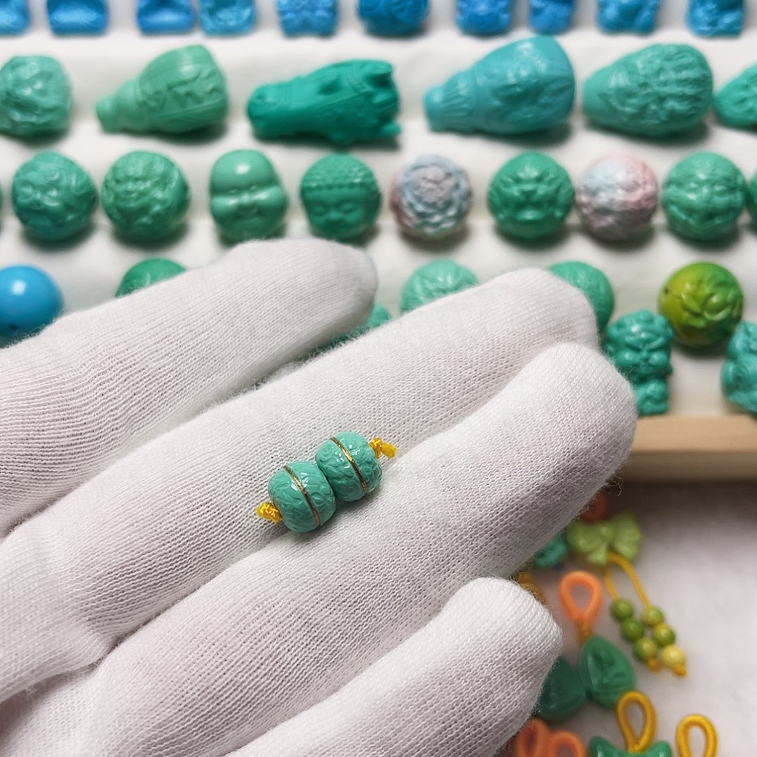 尺寸卡8汉堡珠一对