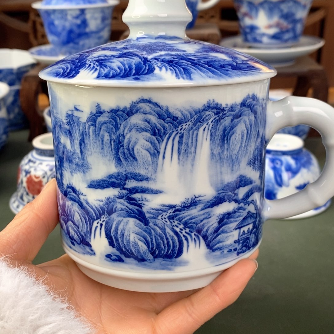 杯景德镇陶瓷手工手绘