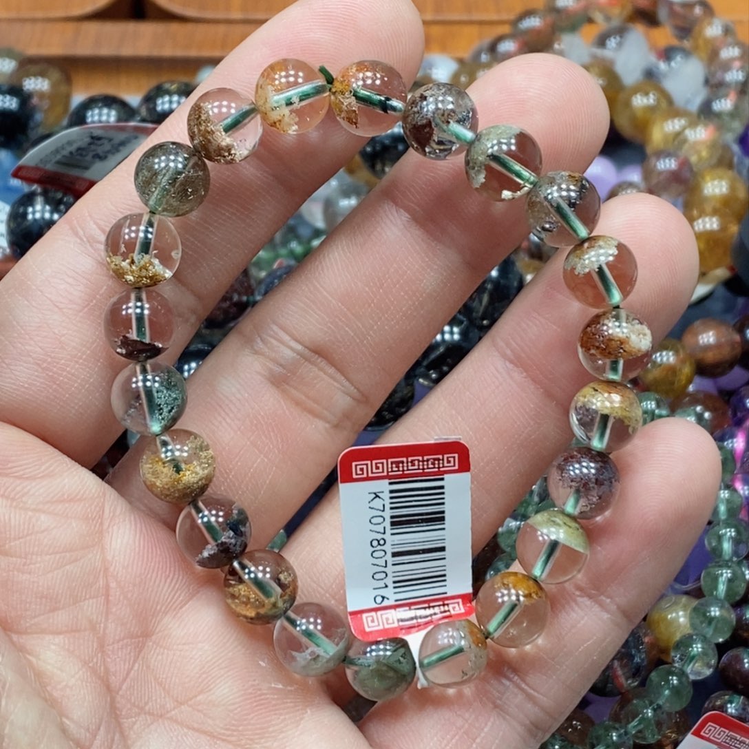 水晶手串未镶嵌天然