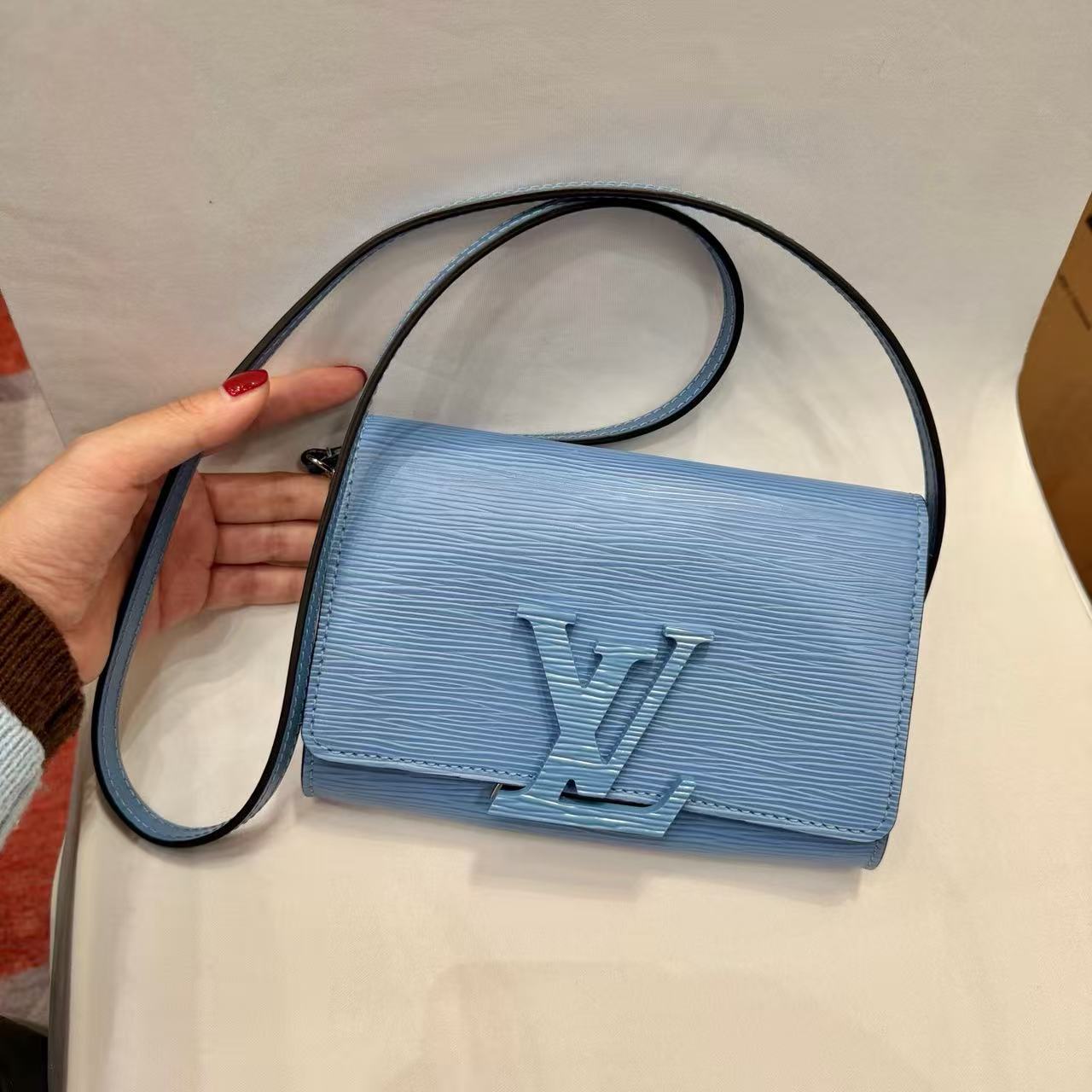 99新 LouisVuitton/路易威登 lv蓝色水波纹高公价大logowoc/99新