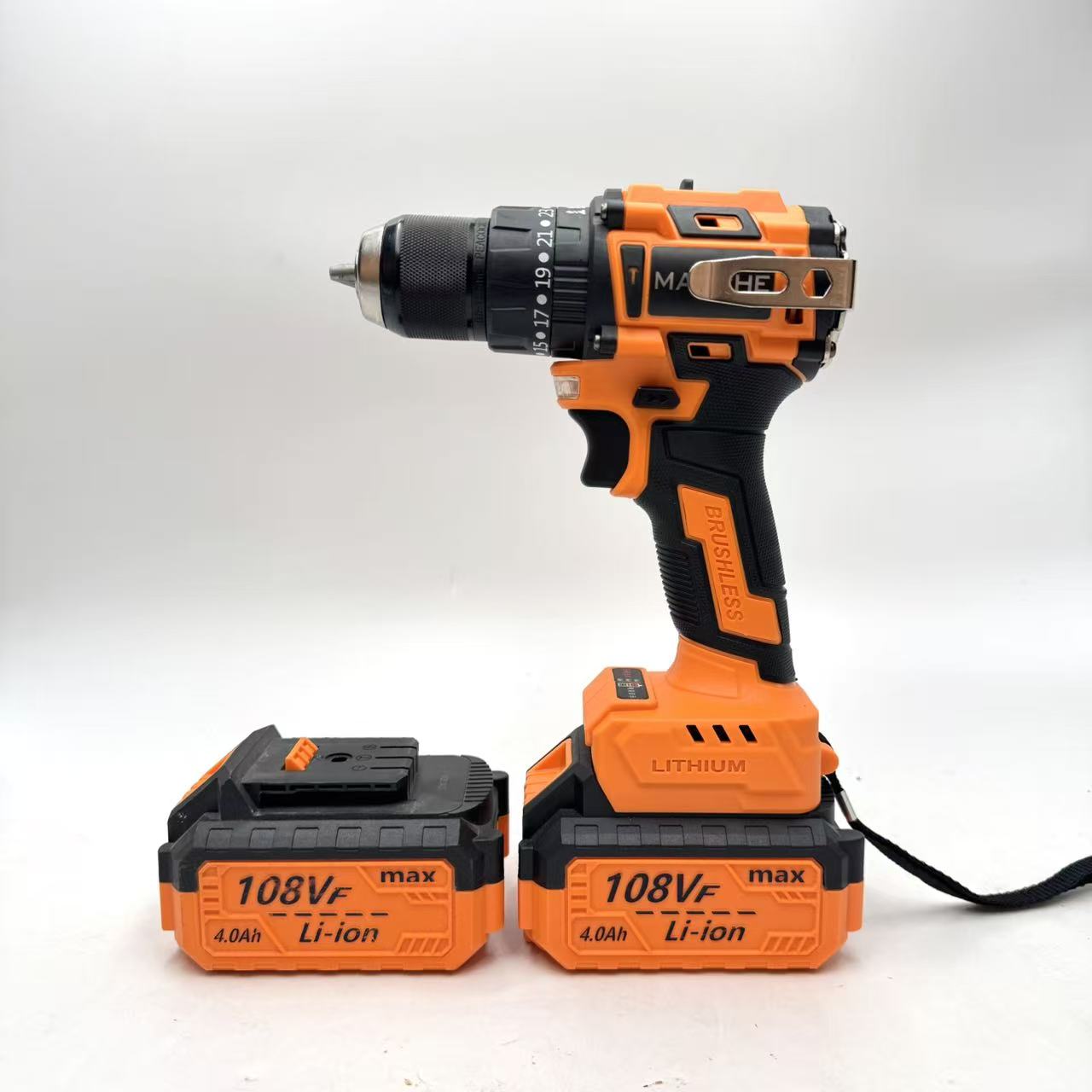 牧高纯铜无刷电钻其他汽车美容护理工具10节电芯二电 M187-H10-F2