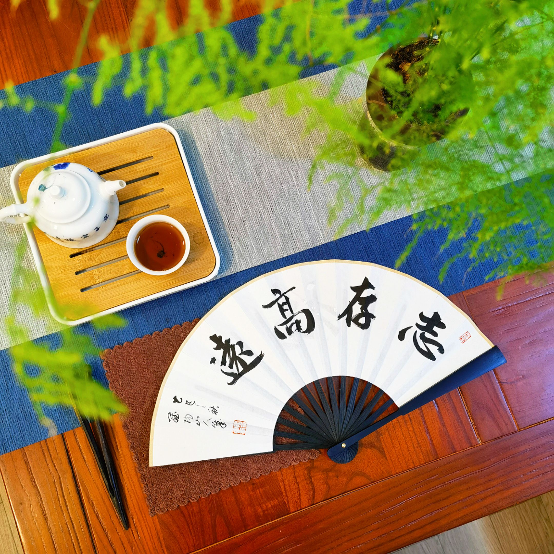 手写折扇内容定写百分之百原创纯手写正面四字背面福字