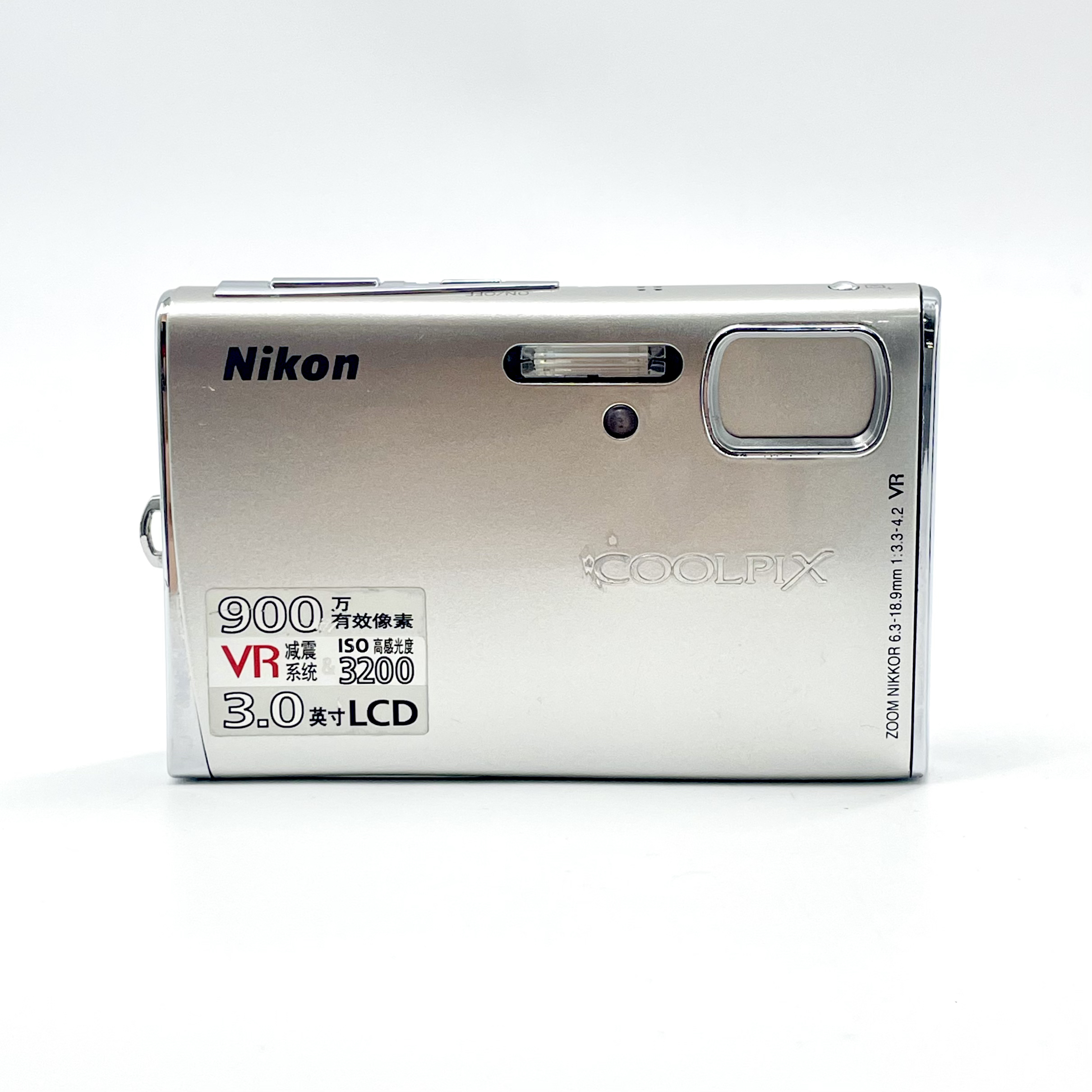 95新 Nikon/尼康 S52 900玩像素3倍光学变焦（no退no换）