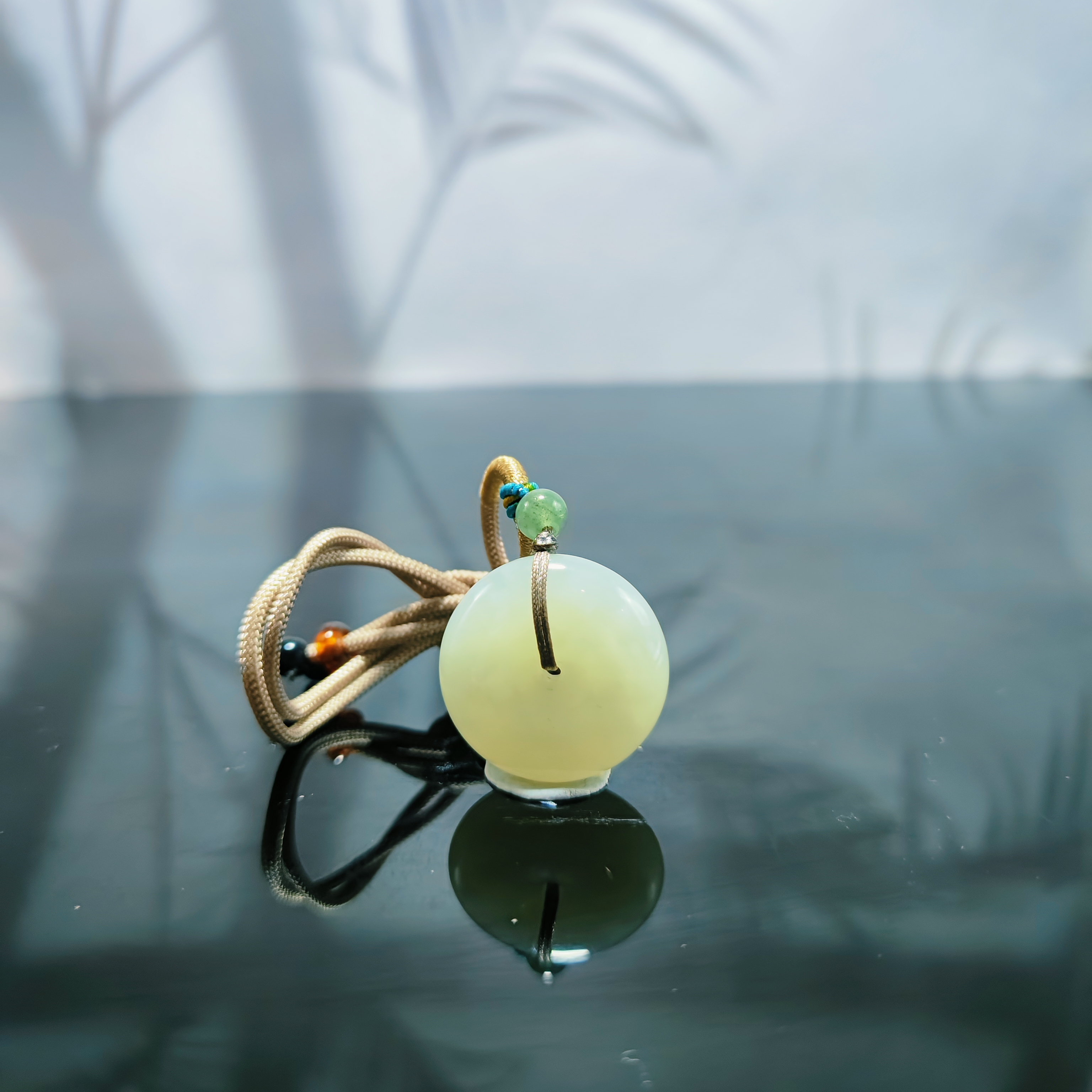 和田玉平安扣吊坠 0356